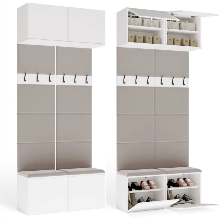 Kledingkast HAGA II 2W Wit