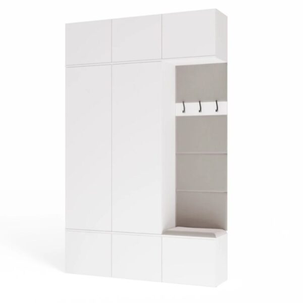 Kledingkast HAGA III 2SZ1W Wit
