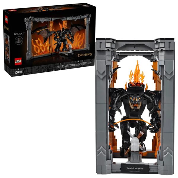 LEGO ICONS 10367 De Heer van de Ringen: Balrog Book Nook