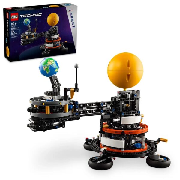 LEGO TECHNIC 42179 Planeet Aarde en Maan in een baan