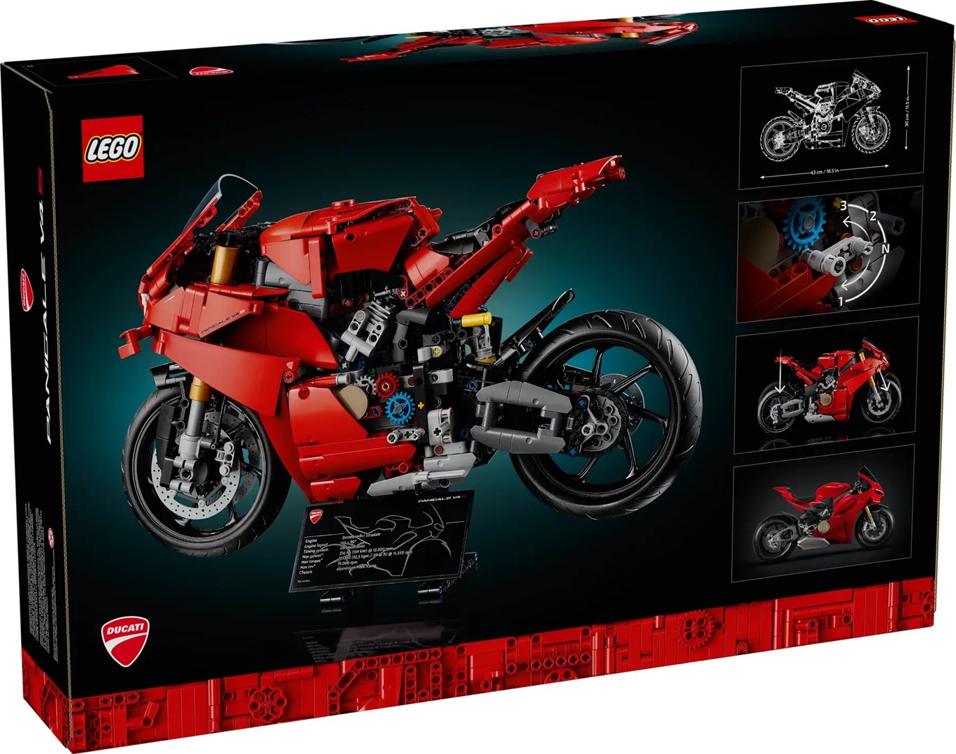 LEGO TECHNIC 42202 Ducati Panigale V4 S Motorfiets
