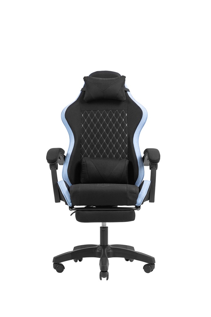 Mars Gaming MGC-X Fabric PC-gamestoel Gecapitonneerde zitting Zwart, Blauw
