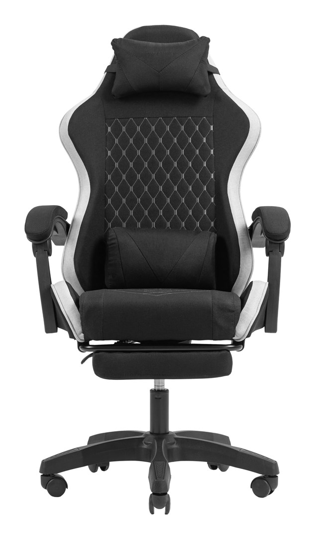 Mars Gaming MGC-X Fabric PC-gamestoel Gecapitonneerde zitting Zwart, Wit