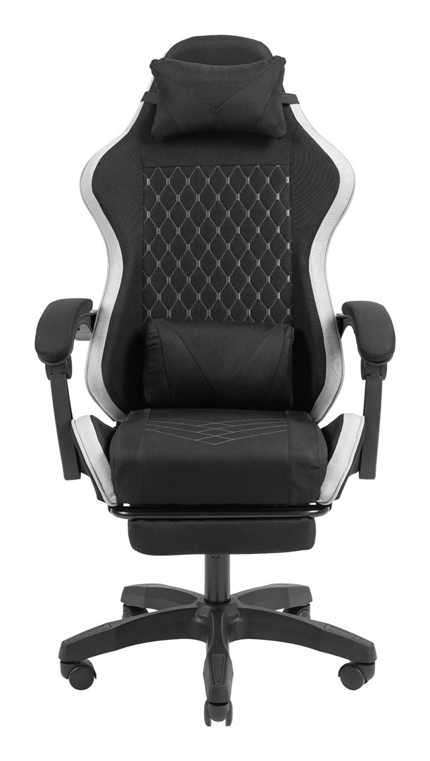 Mars Gaming MGC-X Fabric PC-gamestoel Gecapitonneerde zitting Zwart, Wit