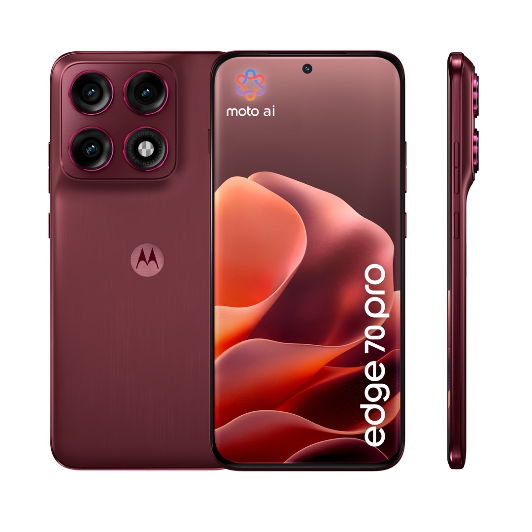 Motorola edge 70 pro 17,2 cm (6.78") Dual SIM Android 16.0 5G USB Type-C 8 GB 256 GB 6500 mAh Bordeaux