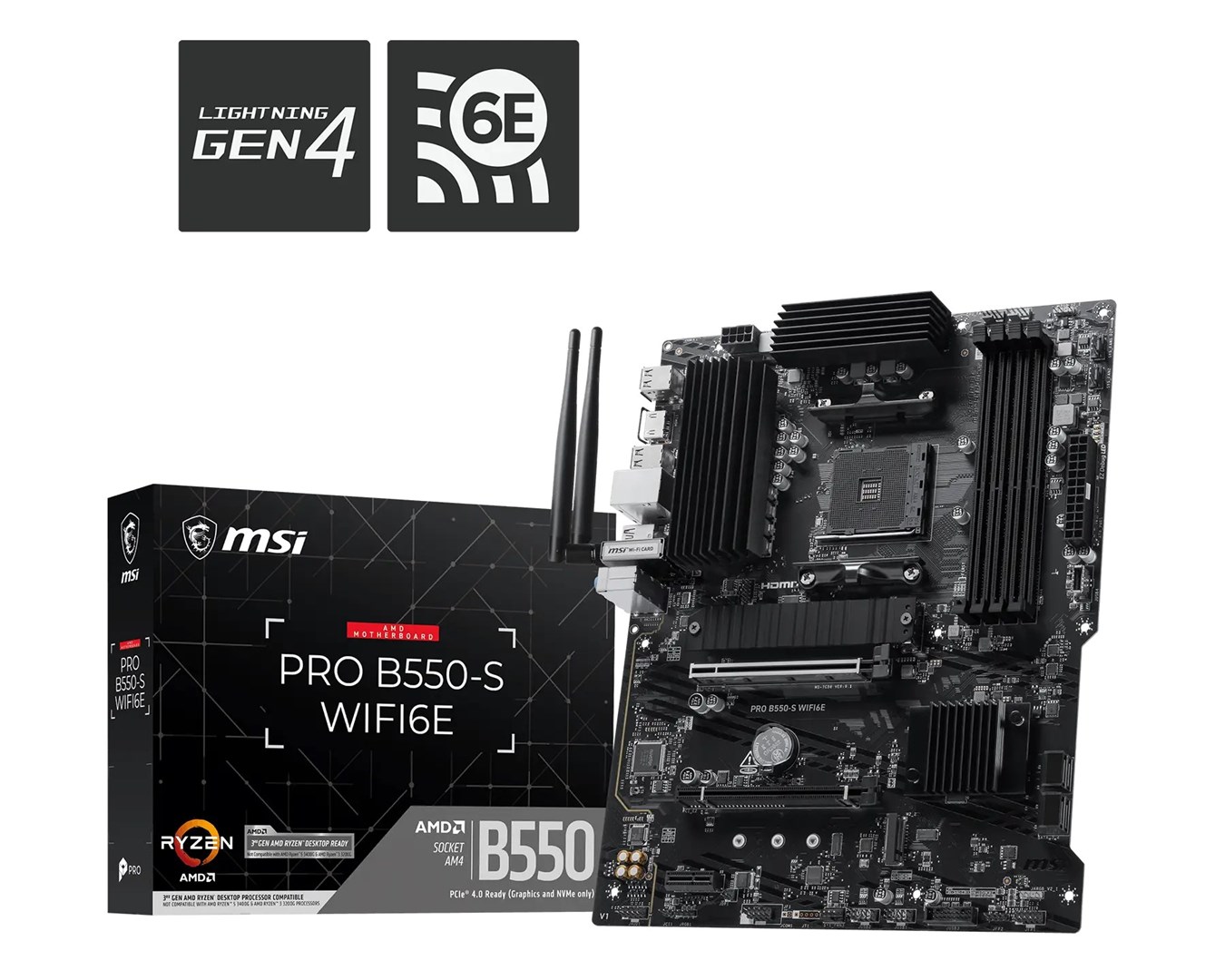 MSI PRO B550-S WIFI6E-moederbord