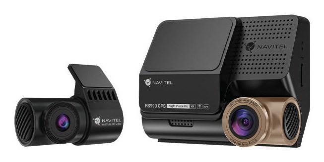 Navitel RS990 GPS 4K Ultra HD Wifi USB Zwart
