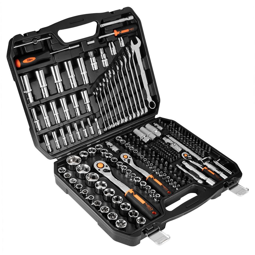 Neo 10-076 mechanische gereedschapsset 219 stuks gereedschap