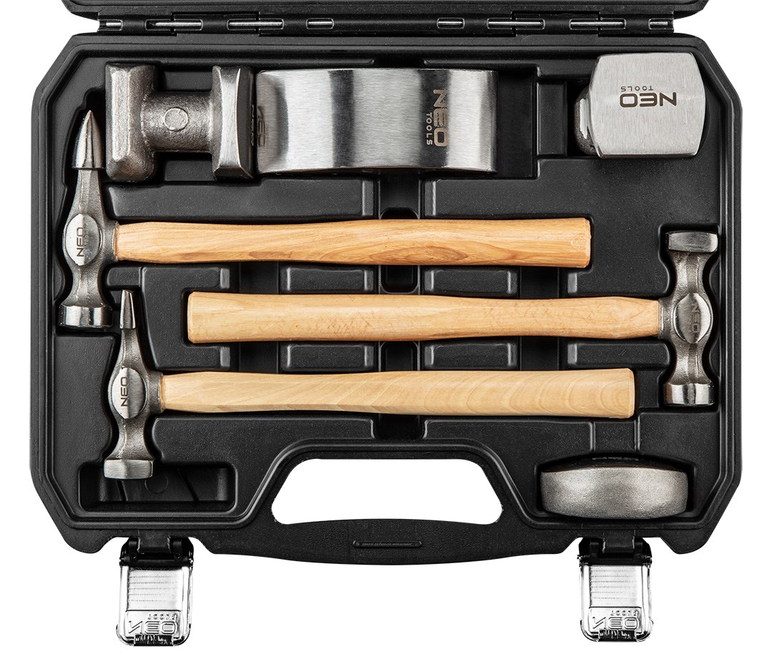 NEO TOOLS carrosseriehamerset, 7-delig