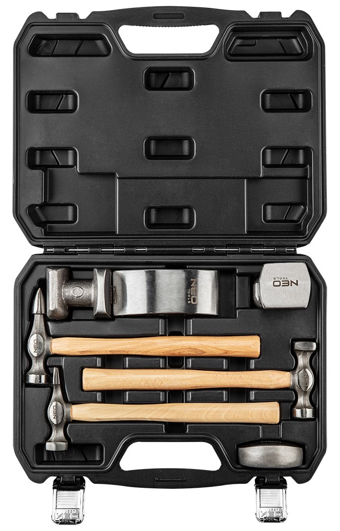 NEO TOOLS carrosseriehamerset, 7-delig