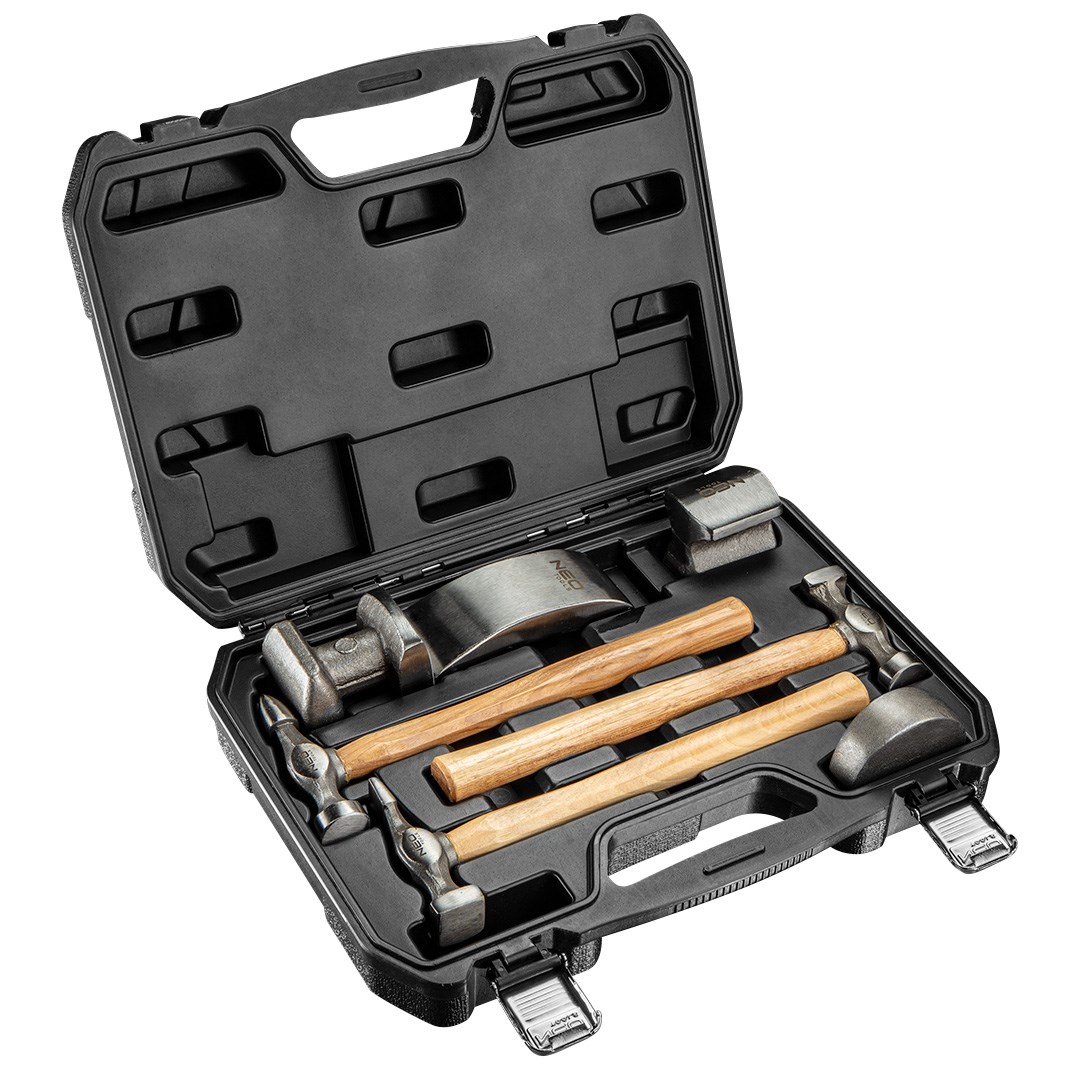 NEO TOOLS carrosseriehamerset, 7-delig
