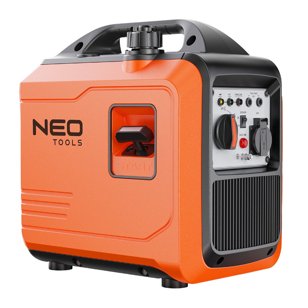 NEO TOOLS invertergenerator 2000 W, oranje/zwart