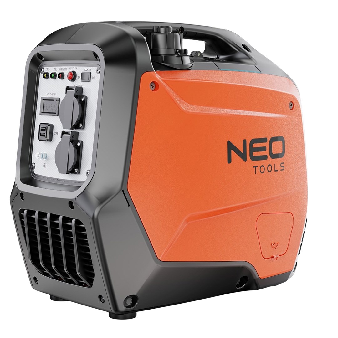 NEO TOOLS invertergenerator 3200 W, oranje/zwart