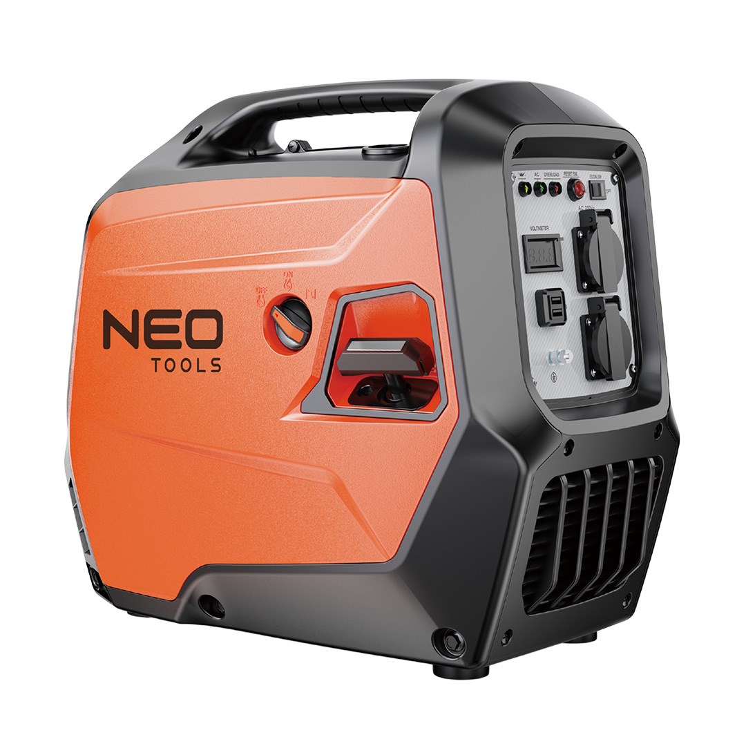 NEO TOOLS invertergenerator 3200 W, oranje/zwart