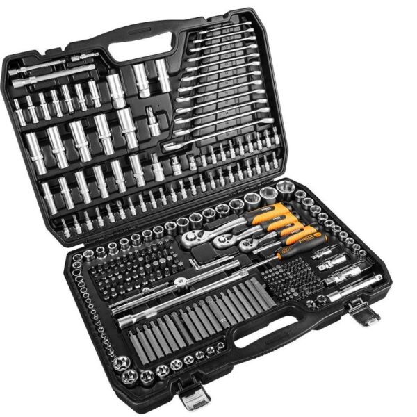 NEO Tools steeksleutelset 300 stuks 1/2",3/8", 1/4"