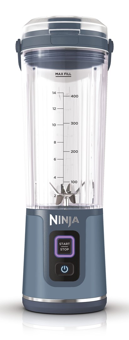 Ninja BC251EUNV blender 0,57 l Draagbare blender Blauw, Transparant