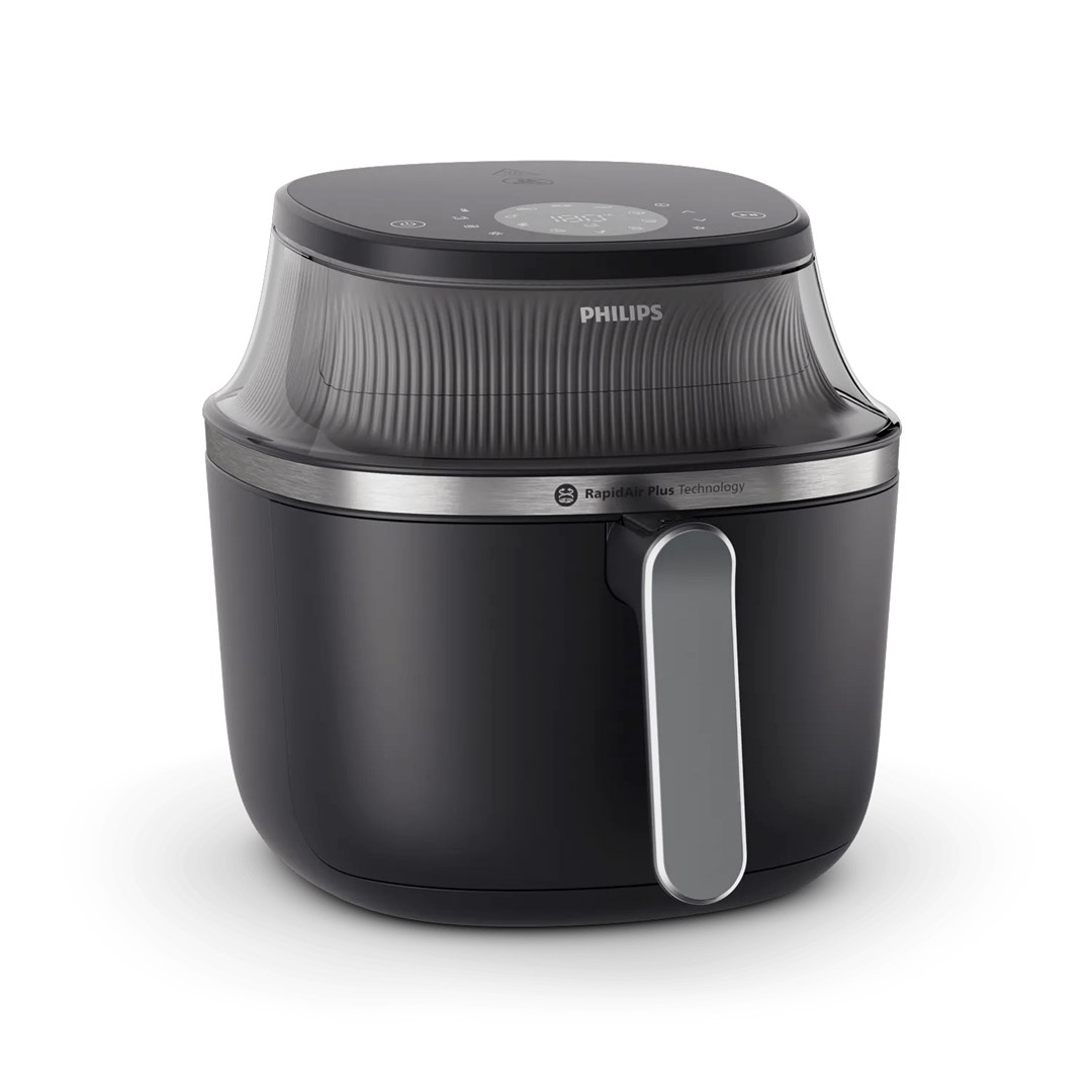 Philips 3000 series NA331/00 friteuse Enkel 6,2 l Vrijstaand 1700 W Heteluchtfriteuse Zwart, Zilver