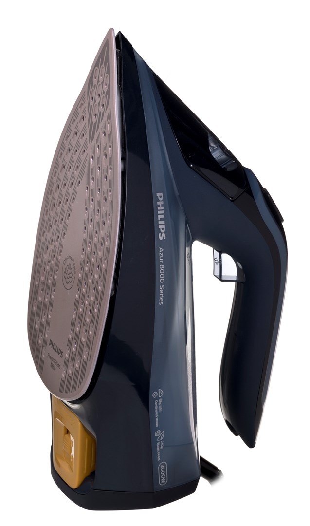 Philips DST8020/20 strijkijzer Stoomstrijkijzer SteamGlide Elite-zoolplaat 3000 W Blauw