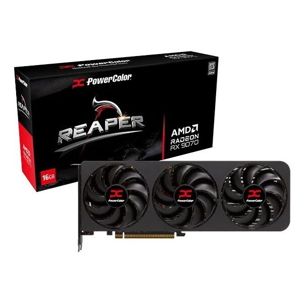 PowerColor Reaper AMD RX9070 16 GB GDDR6 grafische kaart