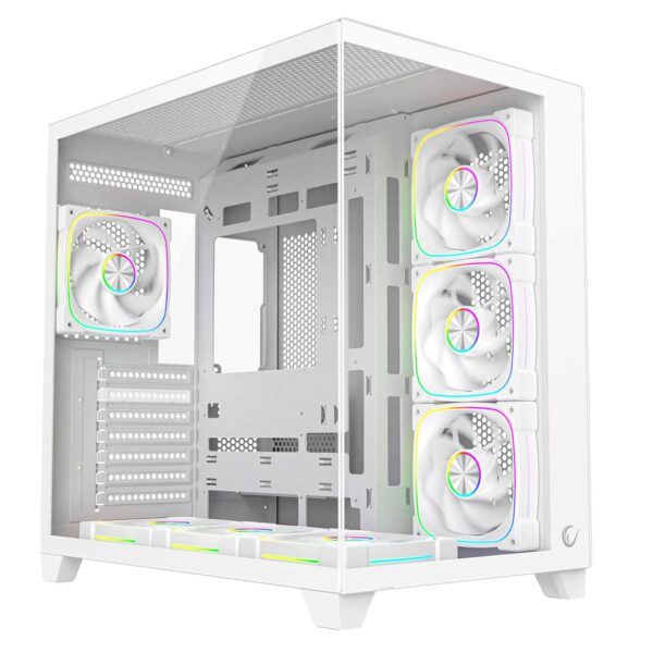 RAMPAGE PC BEHUIZING MET GEHARD GLAS wit