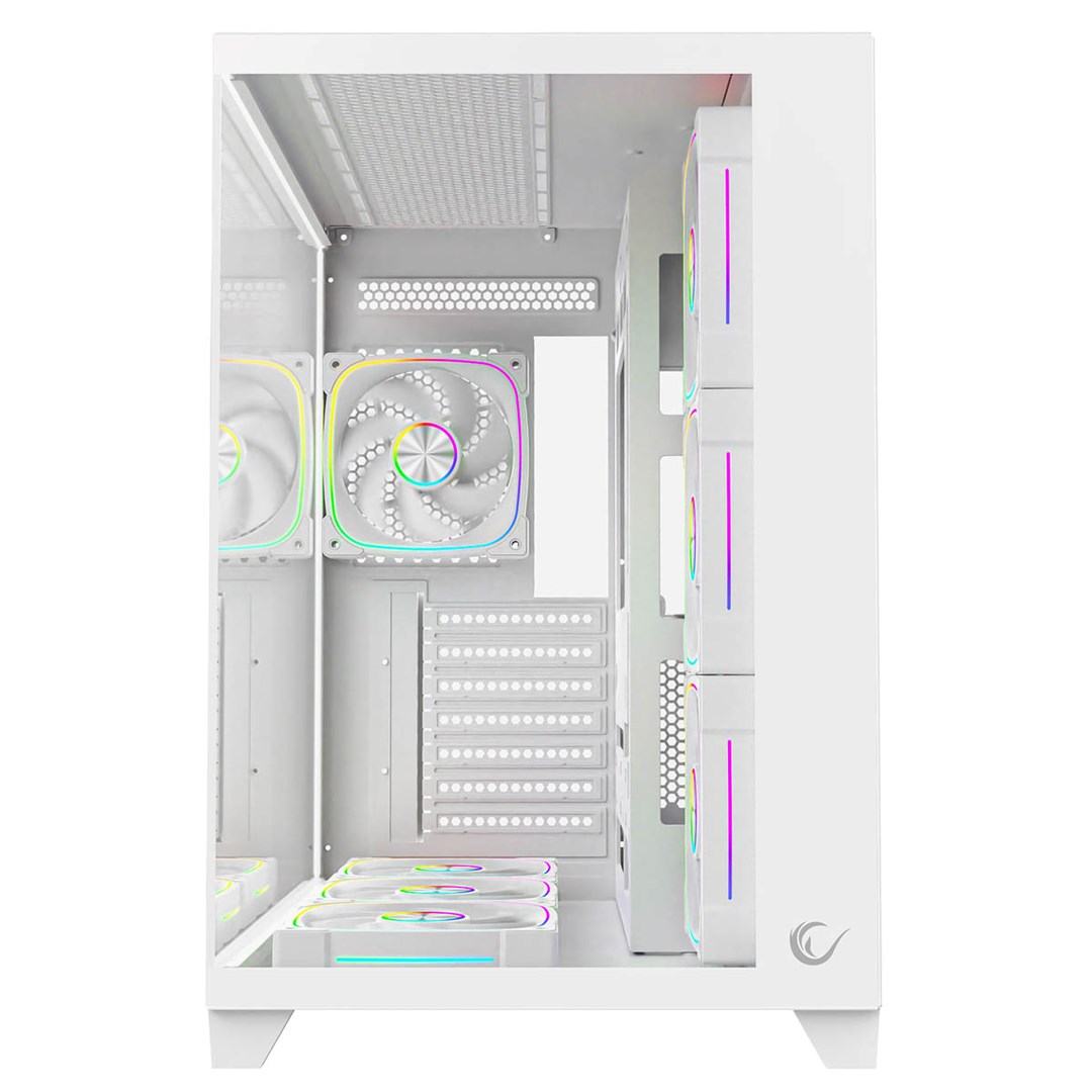 RAMPAGE PC BEHUIZING MET GEHARD GLAS wit
