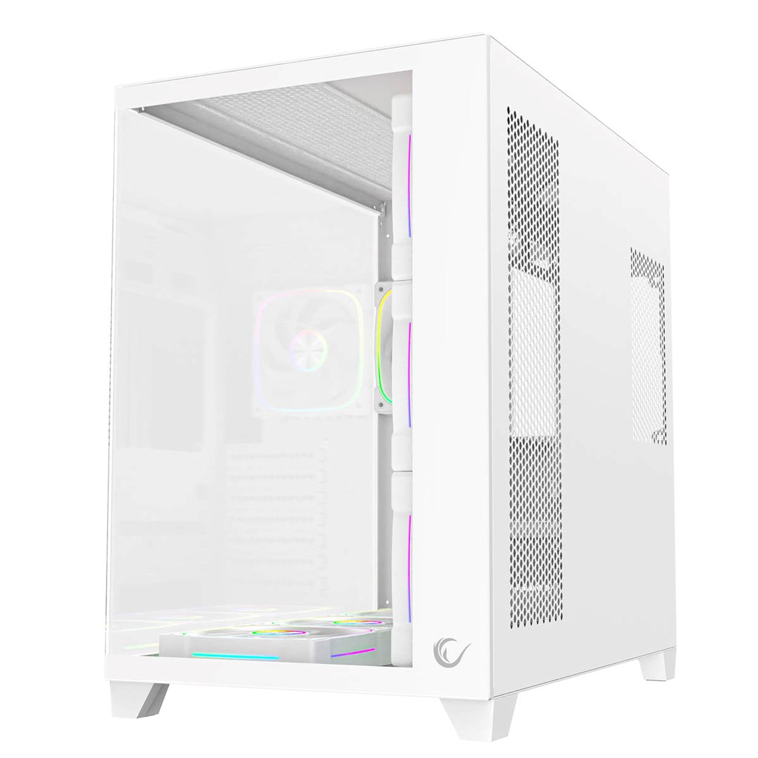 RAMPAGE PC BEHUIZING MET GEHARD GLAS wit