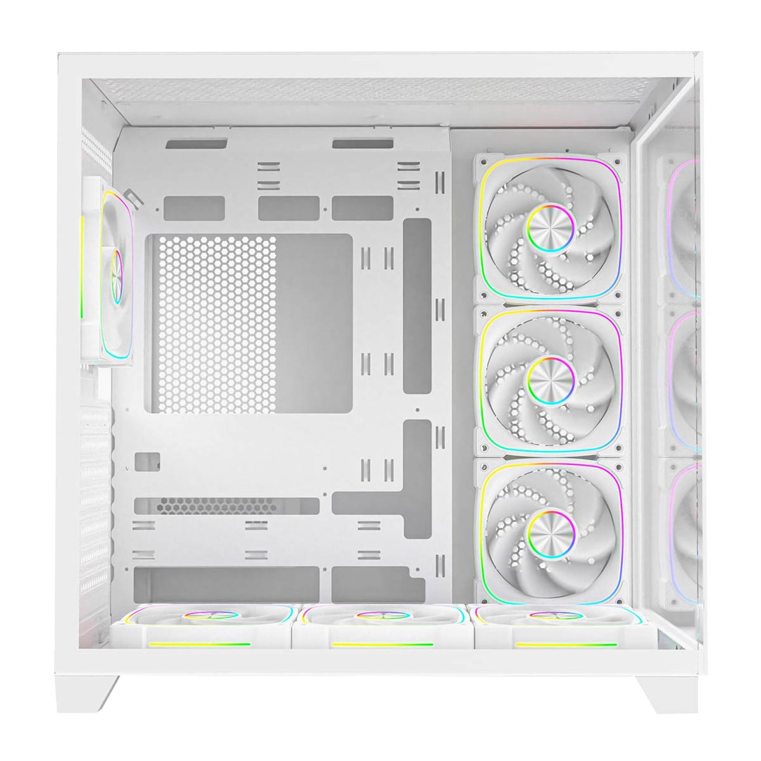 RAMPAGE PC BEHUIZING MET GEHARD GLAS wit