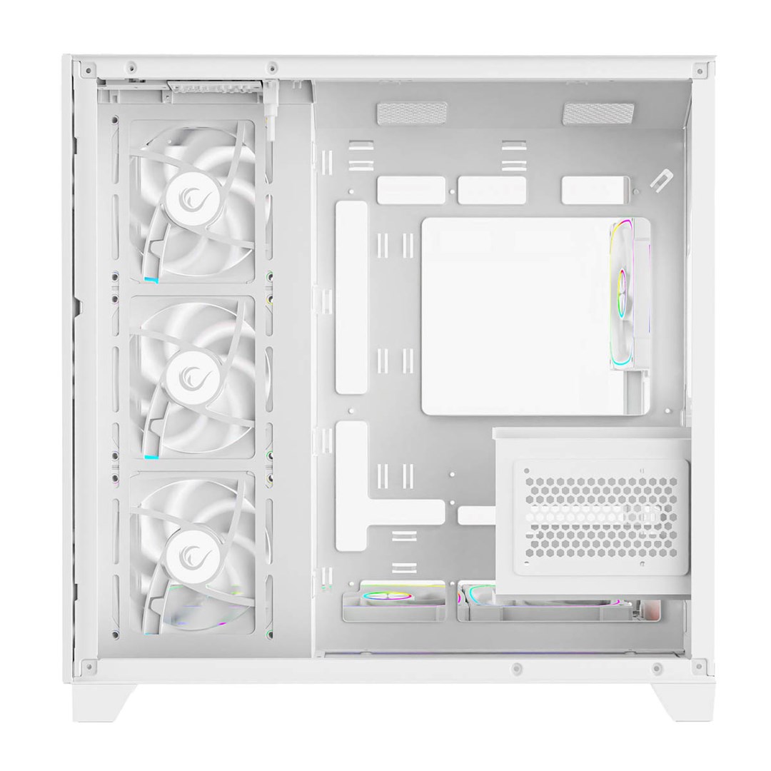 RAMPAGE PC BEHUIZING MET GEHARD GLAS wit