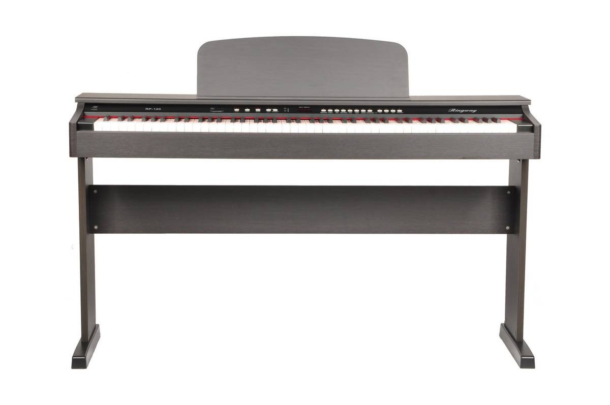 Ringway RP120 RW - digitaal piano, 88 toetsen (bruin)