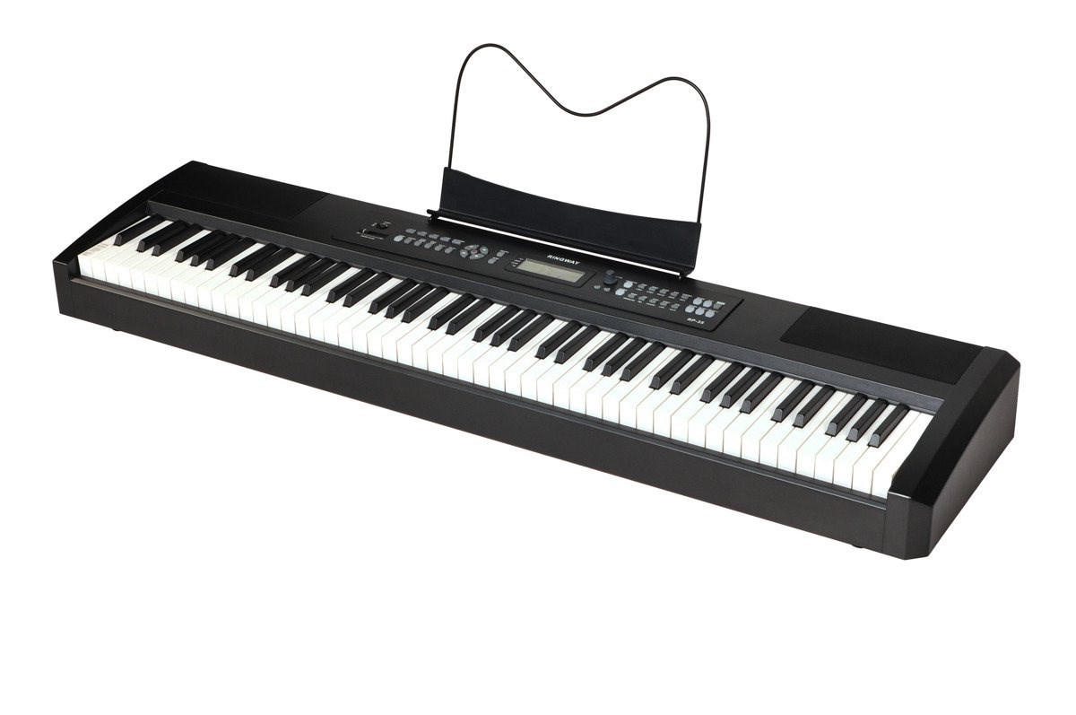 Ringway RP35 BK- digitaal piano, 88 toetsen (zwart)