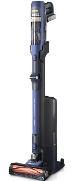 Shark IA3241EUT steelstofzuiger & elektrische bezem 2-in-1-steelstofzuiger Batterij Droog HEPA, Schuim Zakloos 0,5 l 350 W Blauw, Grijs