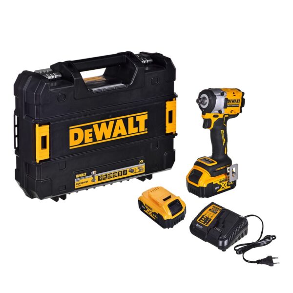 Slagmoersleutel 1/2" 18V 406 Nm 2x 5.0 Ah DCF921P2T DEWALT