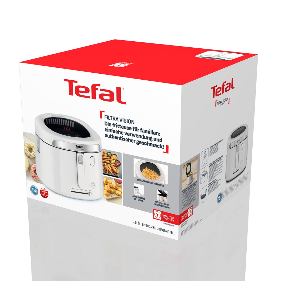 Tefal Filtra Vision FF2541 2,1L friteuse met groot kijkvenster