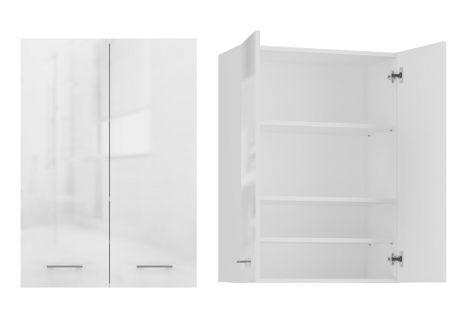 Topeshop POLA MINI DD BPOŁ opbergkast voor de badkamer Wit