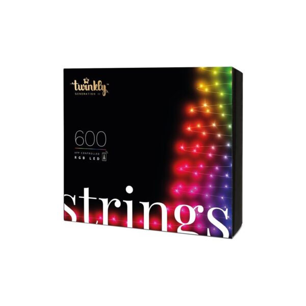 TWINKLY Strings 600 (TWS600STP-BEU) Intelligente kerstboomverlichting 600 LED RGB 48 m