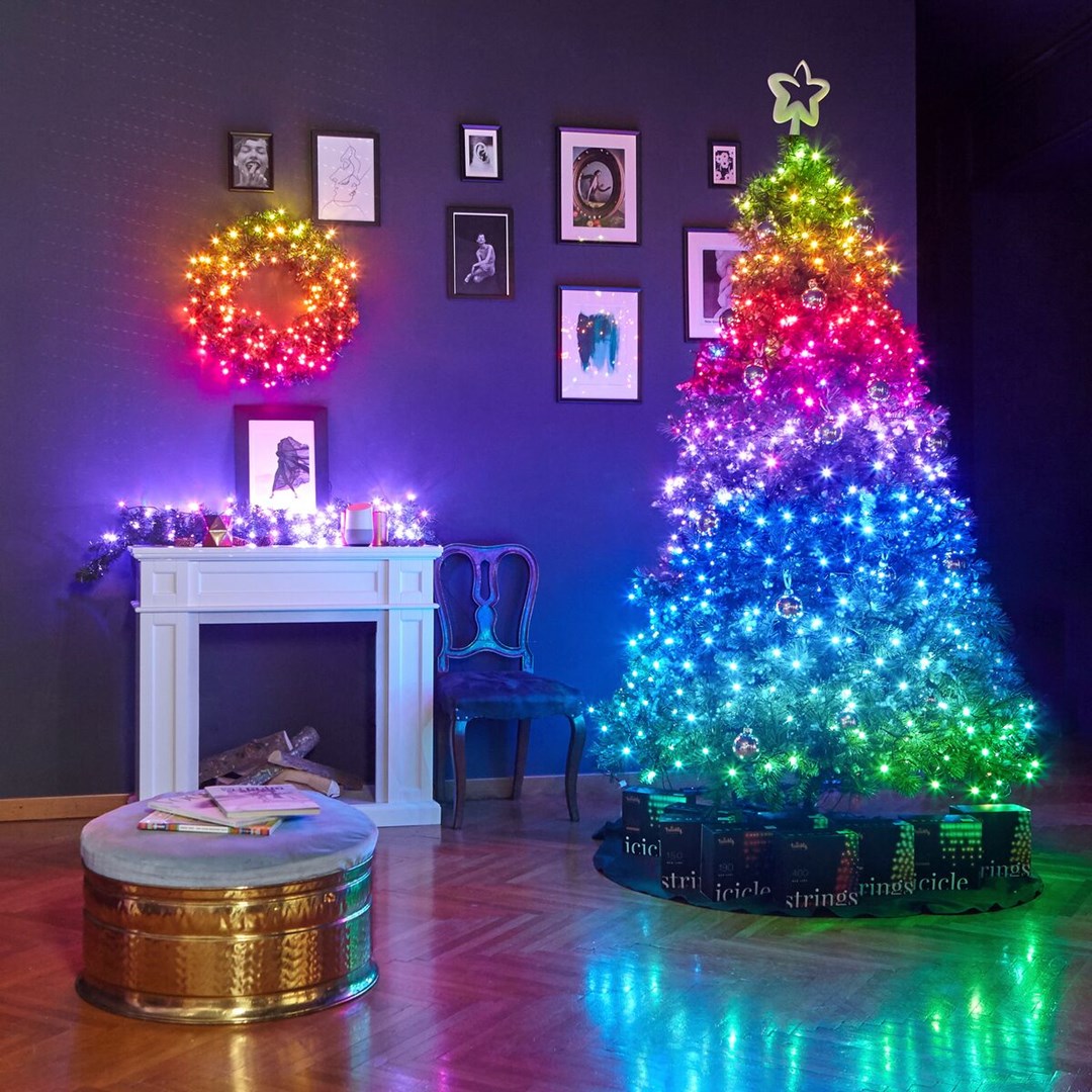 TWINKLY Strings 600 (TWS600STP-BEU) Intelligente kerstboomverlichting 600 LED RGB 48 m