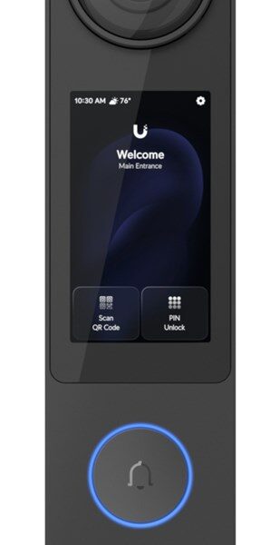 Ubiquiti G6 Pro Entry Intelligente toegangscontrolelezer Zwart
