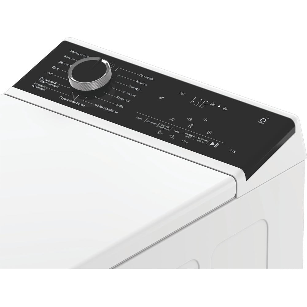 Whirlpool TW621DBFCPL wasmachine Bovenlader 6 kg 1100 RPM Wit