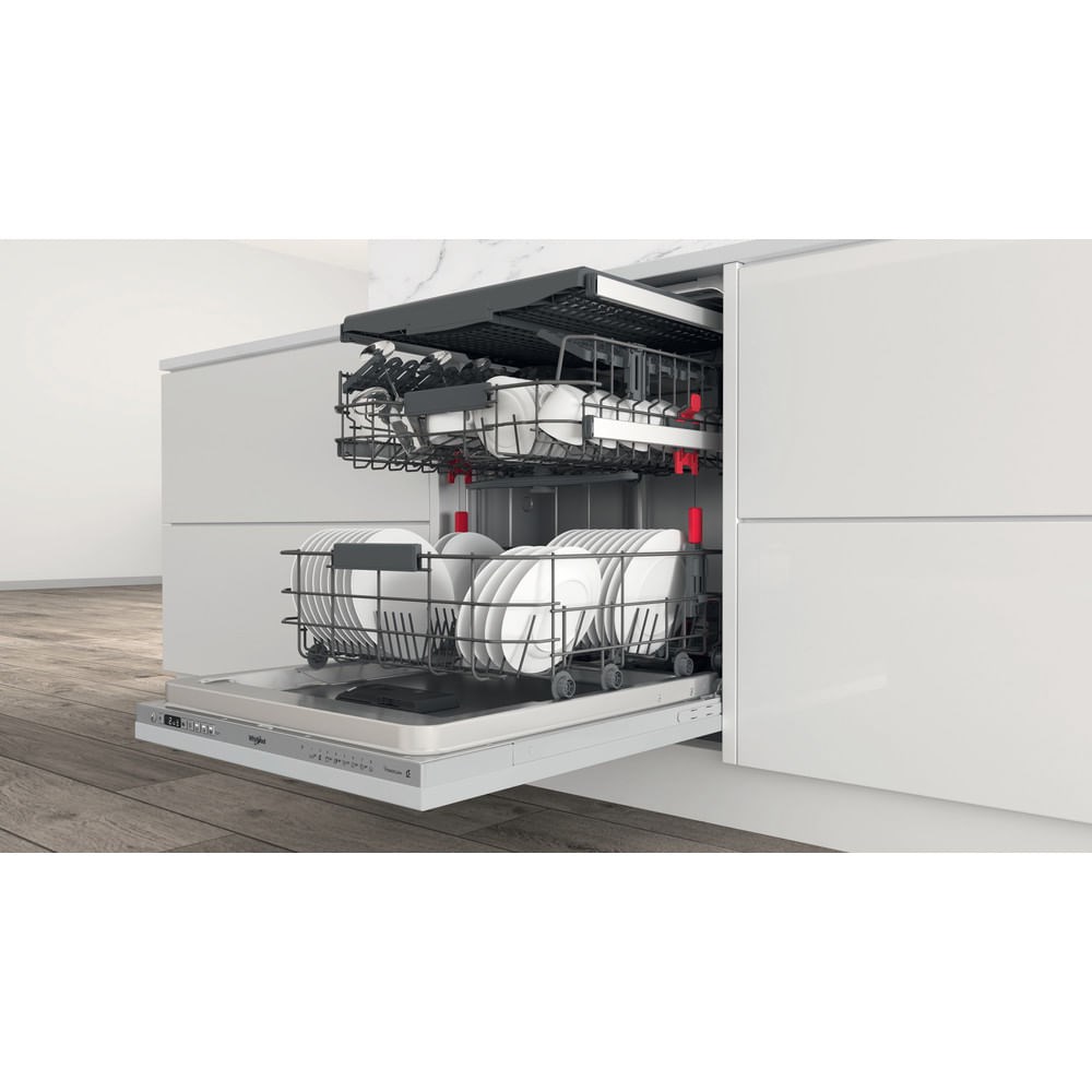 Whirlpool WIC 3C33 PFE Inbouwvaatwasser voor 14 couverts