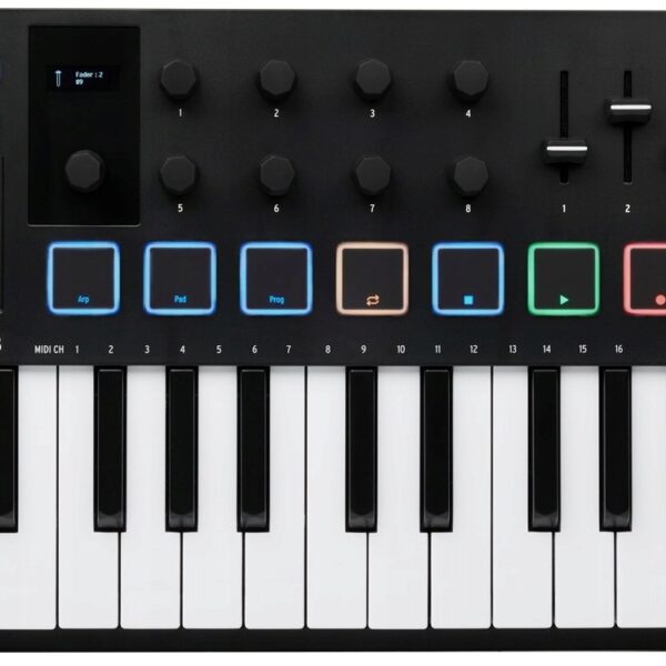 Arturia MiniLab 3 - MIDI-controlesysteem, zwart