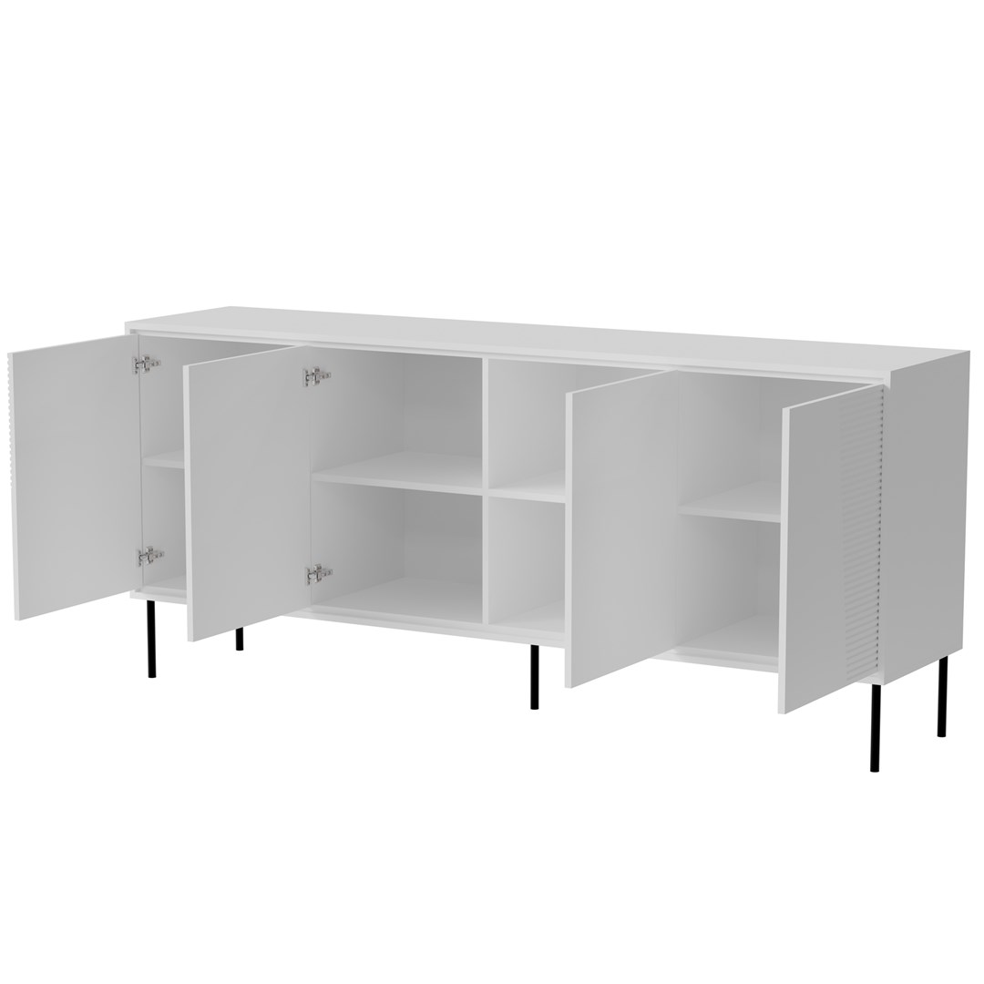 4D ABI ladekast 200x45x88 mat wit