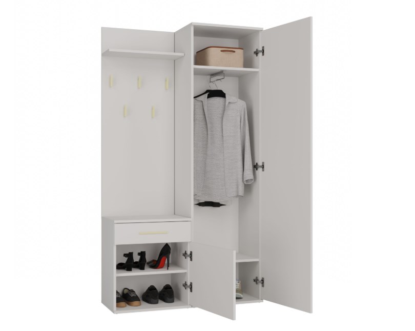Garderobe DUO Kleur kasjmier Set