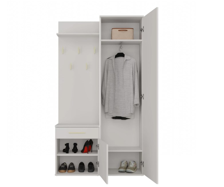 Garderobe DUO Kleur kasjmier Set