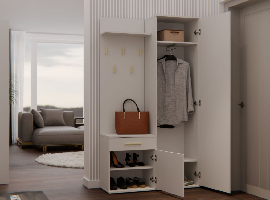 Garderobe DUO Kleur kasjmier Set