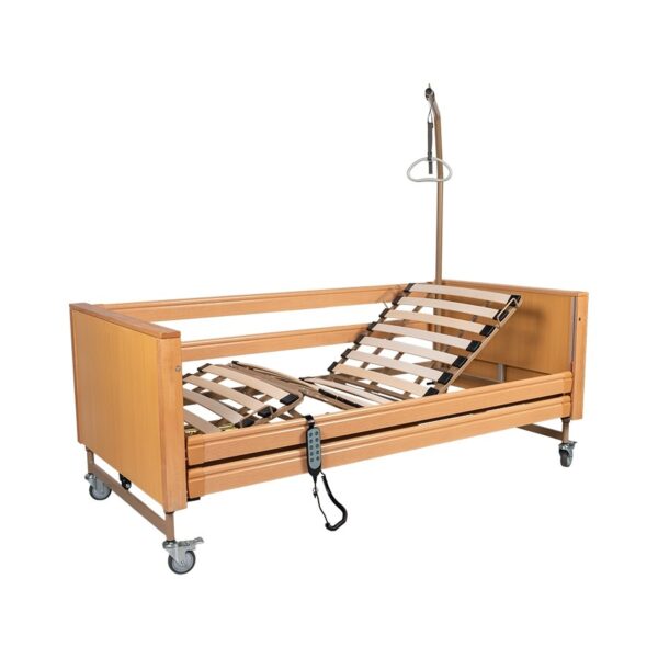 CAREBED PREMIUM revalidatie- en verzorgingsbed, houten ligvlak