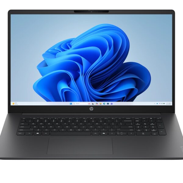 HP OmniBook 3 AI-laptop 17-dn0000nw AMD Ryzen™ 7 250 43,9 cm (17,3") Full HD 24 GB DDR5-SDRAM 512 GB SSD Wi-Fi 7 (802.11be) Windows 11 Home AI-pc Zwart, Grijs