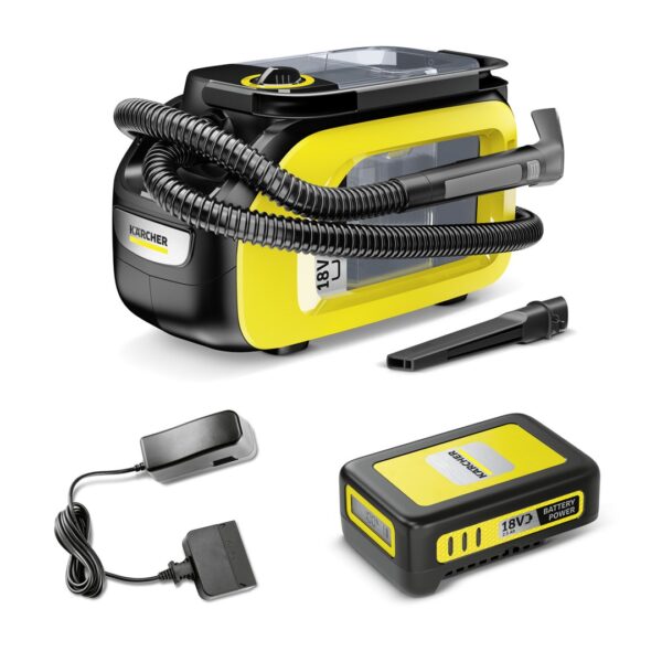 Kärcher SE 3-18 Compact Battery Set 1,2 l Trommelstofzuiger Nat 184 W Zakloos