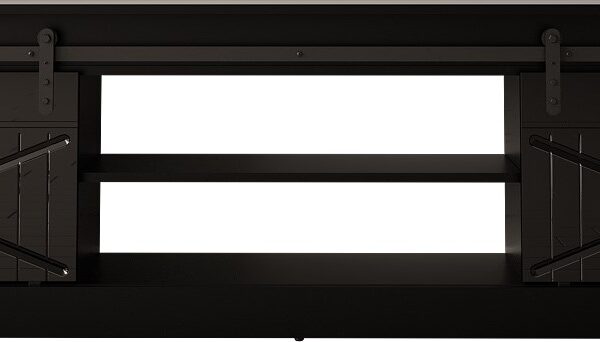 RTV GRANERO 200x56,7x35 zwart/zwart glans kabinet