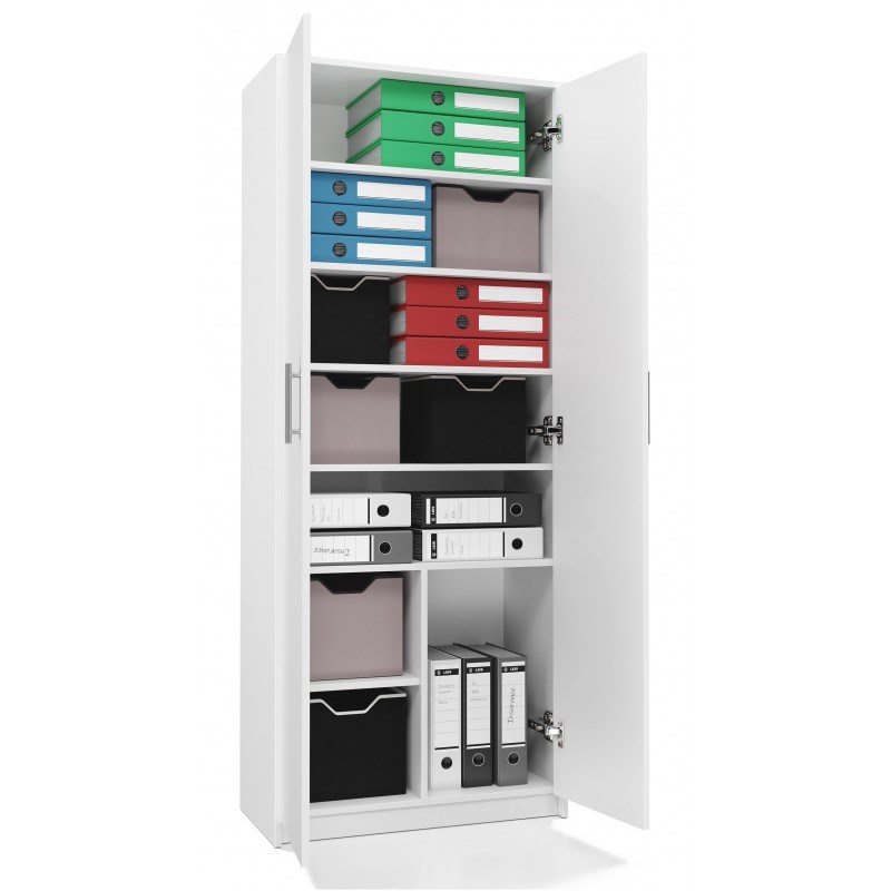Ordner OLIV 2D 74x35x180 cm, wit