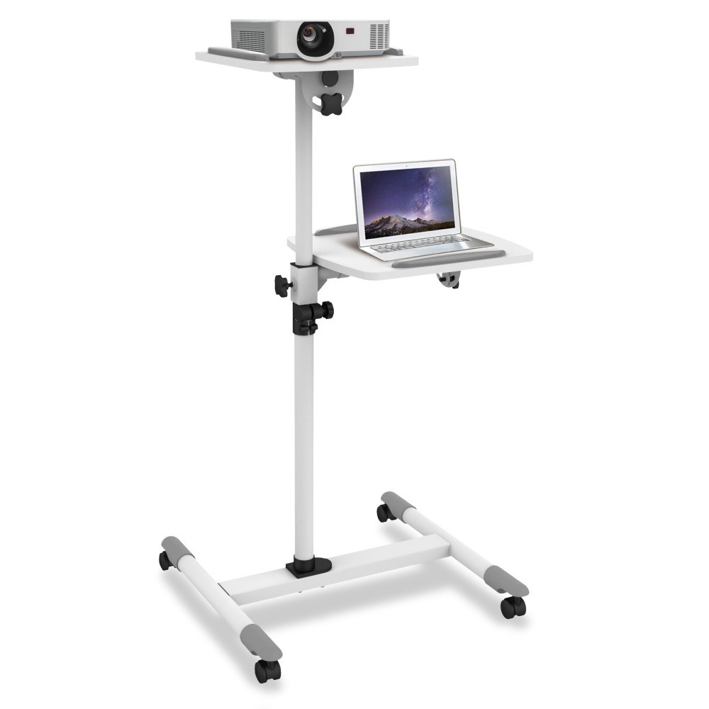 Techly ICA-TB TPM-6 multimediawagen & -steun Wit Multimediatrolley